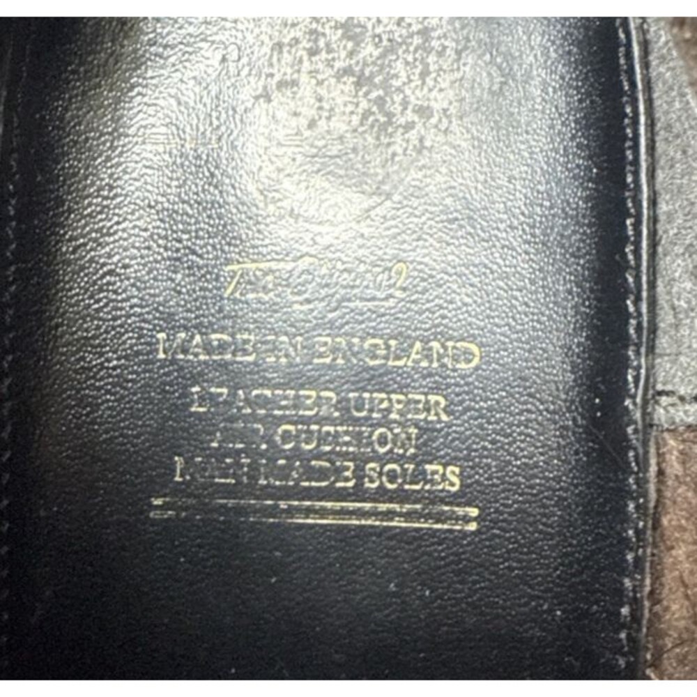 Vintage Dr Doc Marten's Boots Leather Brown 8287 England Grizzly Men's Size 8 - Picture 13 of 15
